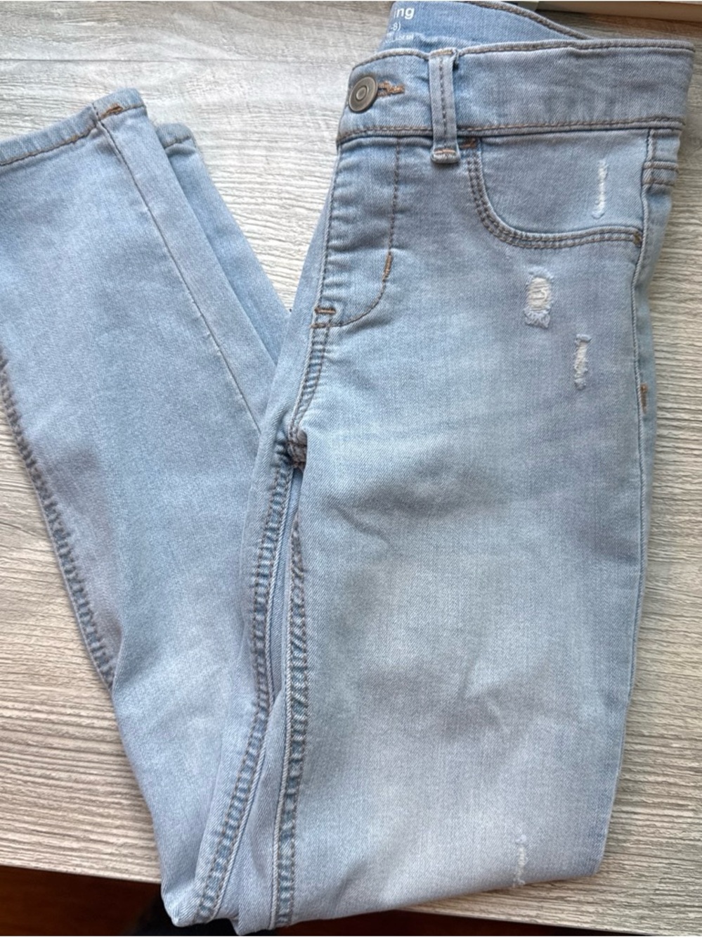 wonder nation Light Blue Skinny Jeans for Men